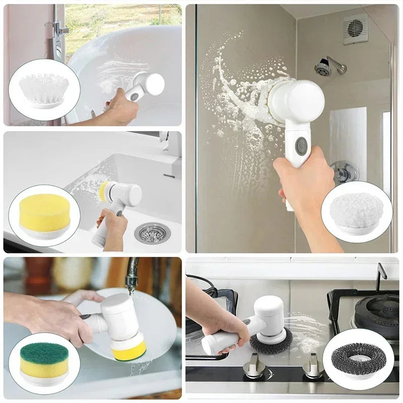 5-in-1 Elektrische Reinigungsbürste