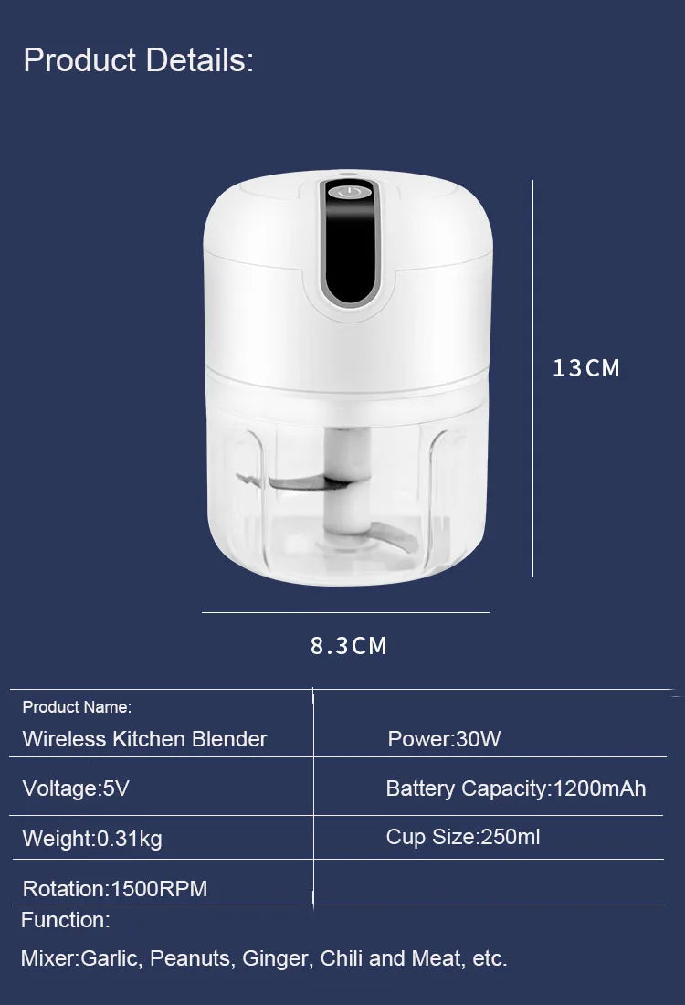 Mini Küchenhacker 250ml