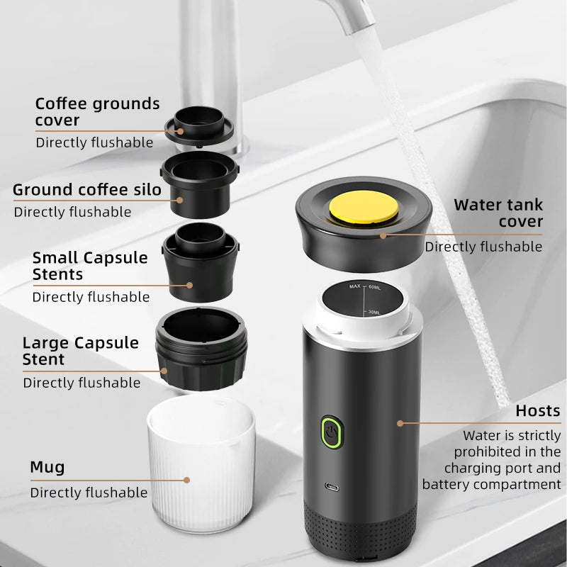 Tragbare Kaffeemaschine