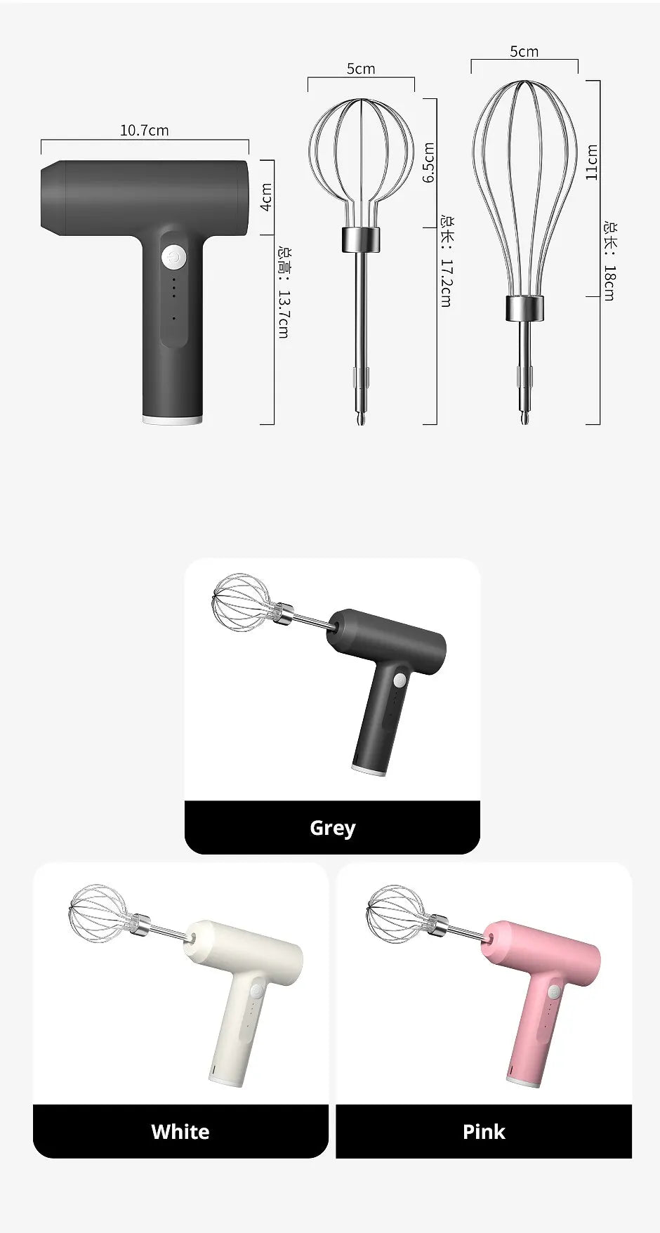 Kabelloser Handmixer
