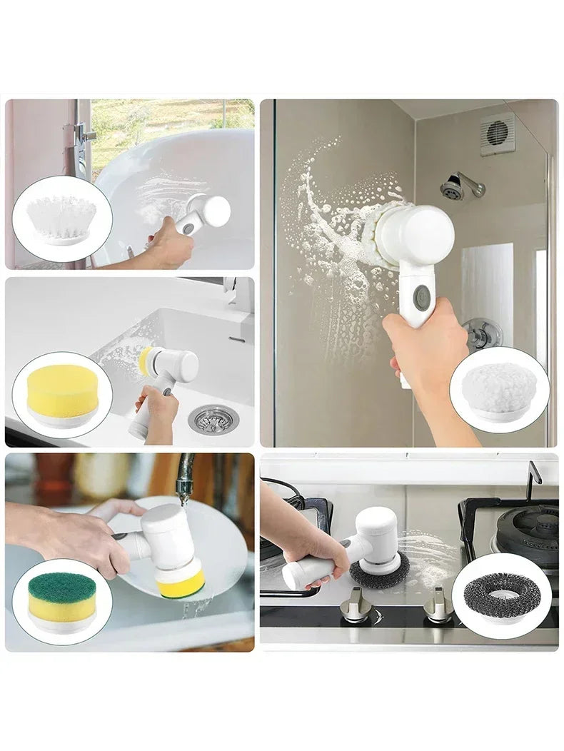 5-in-1 Elektrische Reinigungsbürste